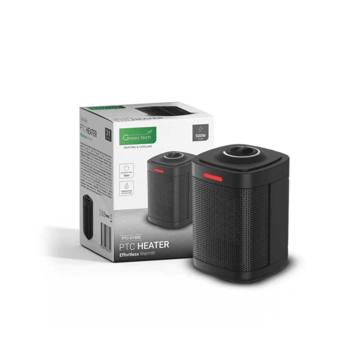 GREEN TECH električna grijalica 500W PTC-GT500