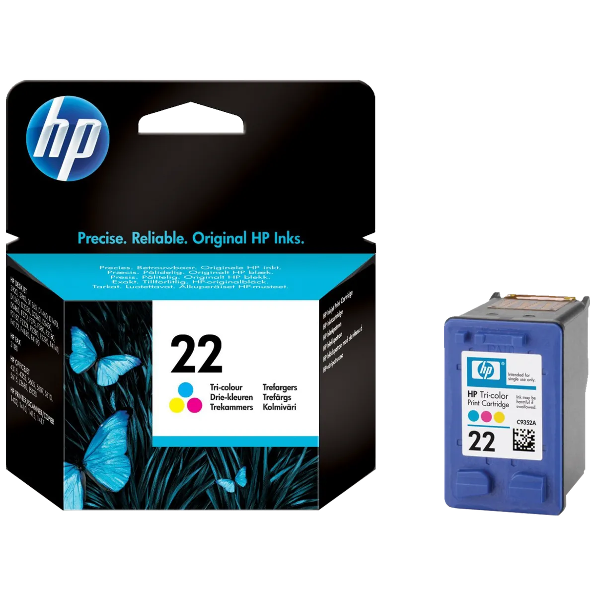 HP Tinta 22 (C9352AE), boje , 5ml, 165 stranica