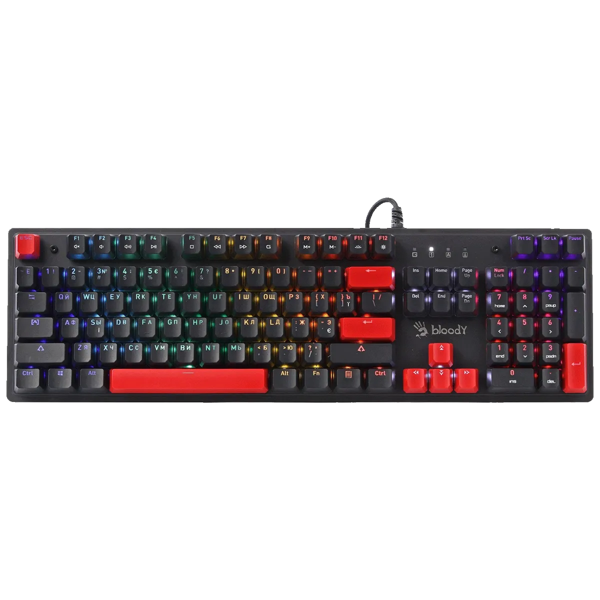 Bloody Tastatura sa RGB osvjetljenjem, gaming, mehanička - A4-S525N