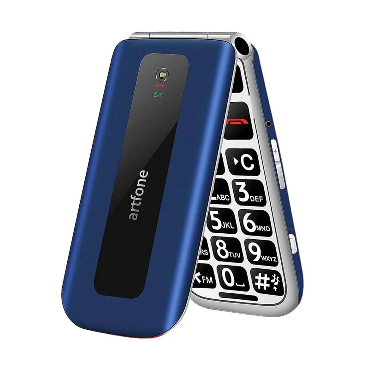 Telefon na tipke Artfone F20 preklop Blue