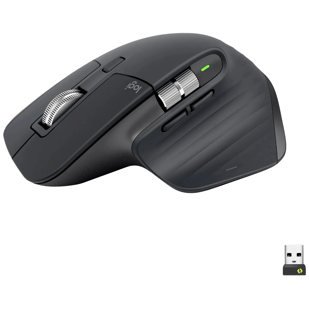 Logitech Miš bežični, Bluetooth, 7 tipki, 1000 dpi - MX Master 3s Graphite
