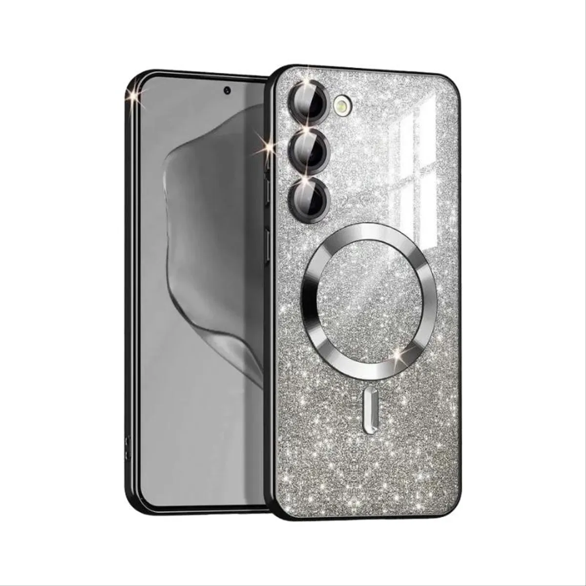 MagSafe glitter maskica Samsung S24 Plus Black