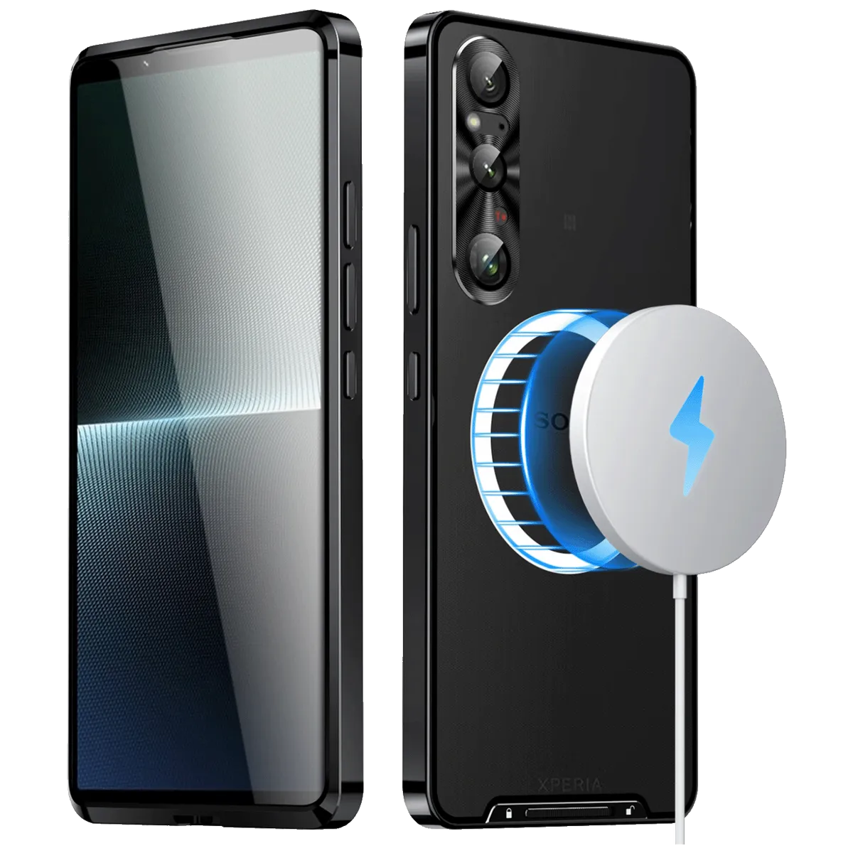 NN-Su Maska za Samsung Xperia 1 V, MagSafe, Black