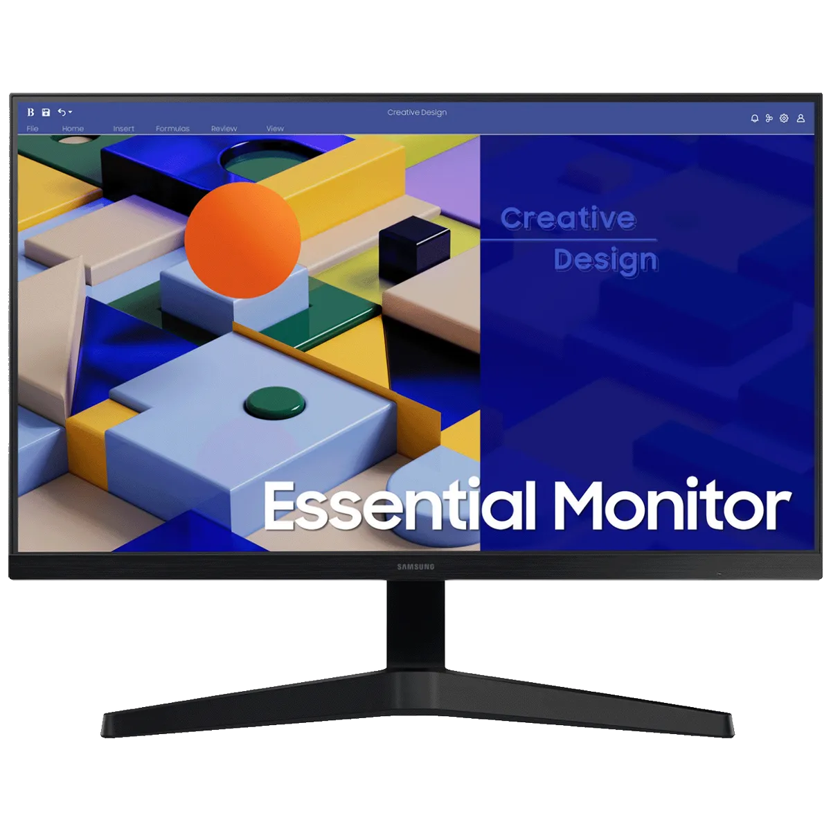 Samsung Monitor 27", IPS LED, FullHD, HDMI, D-SUB - LS27C314EAUXEN