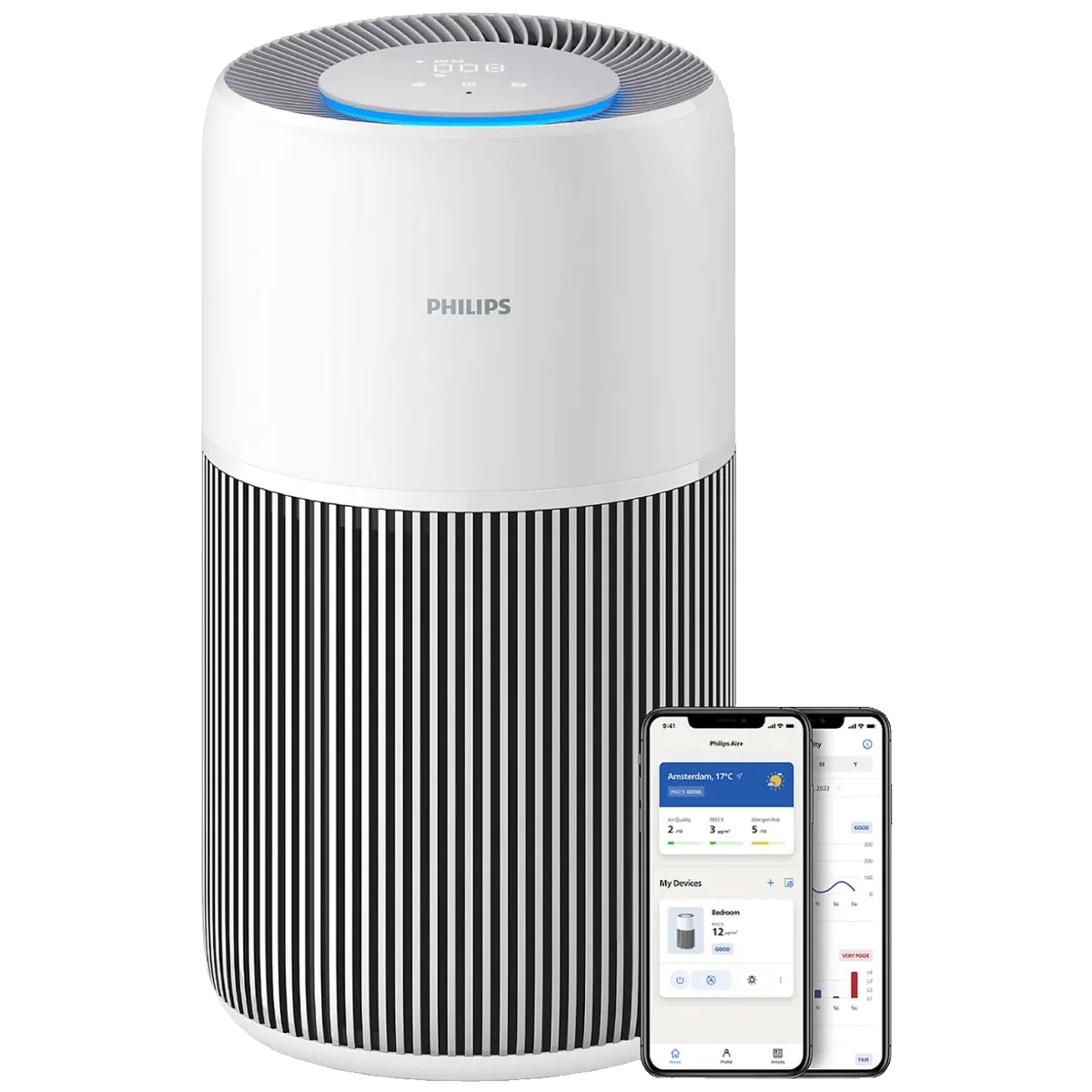 Philips Pametni pročišćivač zraka, 28W, HEPA filter - AC2220/10