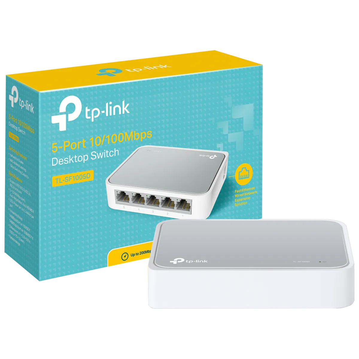 TP-LINK 5-Portni switch, 200Mbps, 10/100M - TL-SF1005D