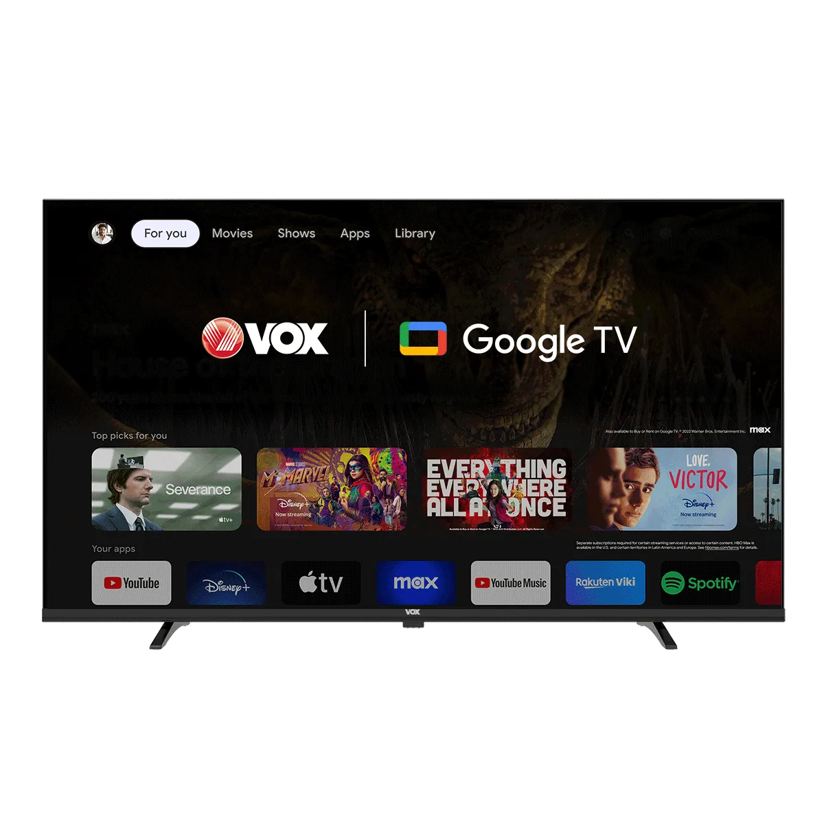 VOX TV UHD 43GJU085B