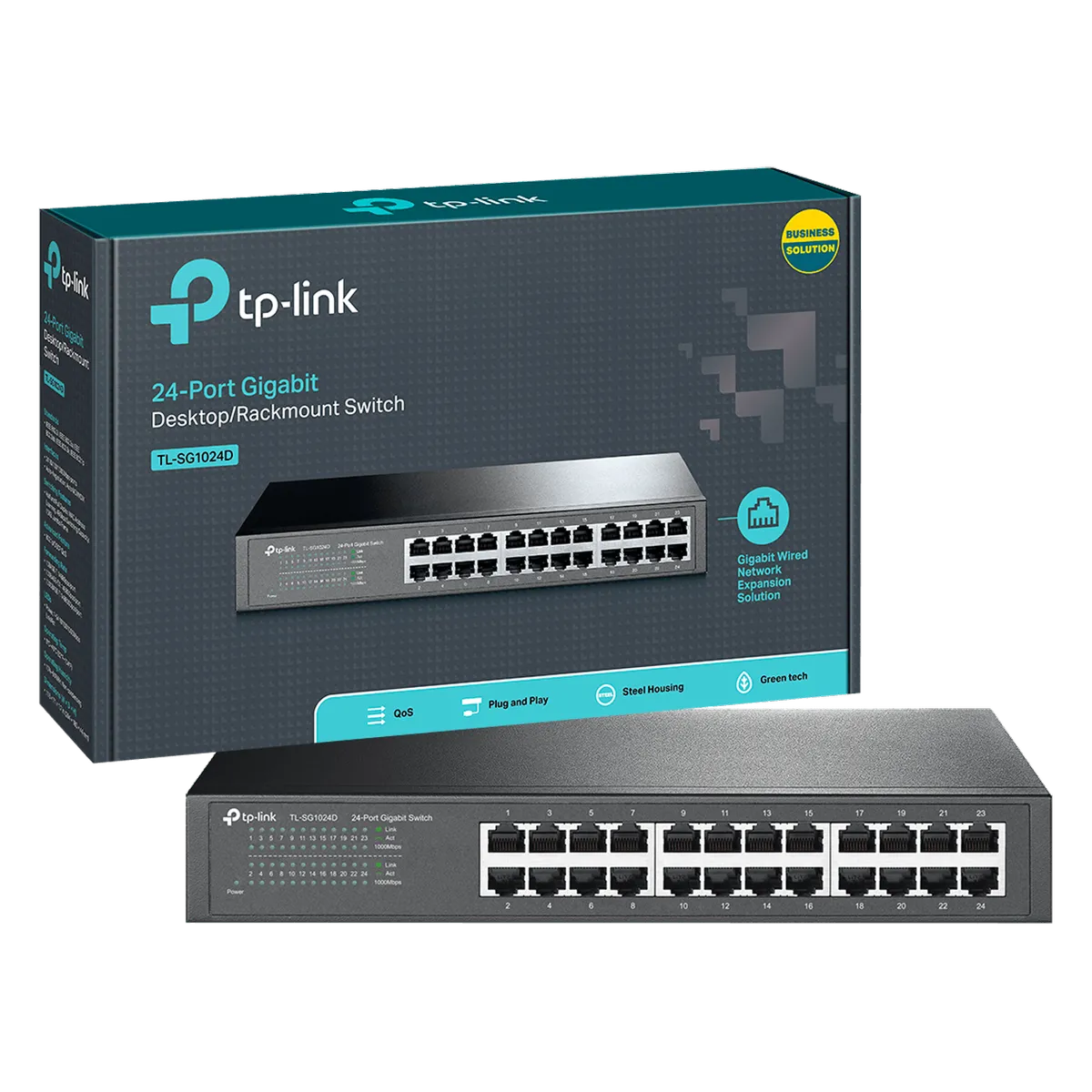 TP-LINK 24-Portni switch, 24x10/100/1000 Mbps - TL-SG1024D