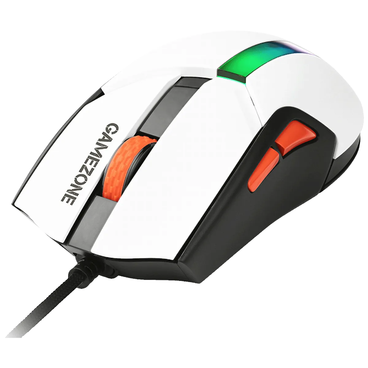 Tracer Miš optički, gaming, RGB, 12000 dpi, USB - GAMEZONE COOL White