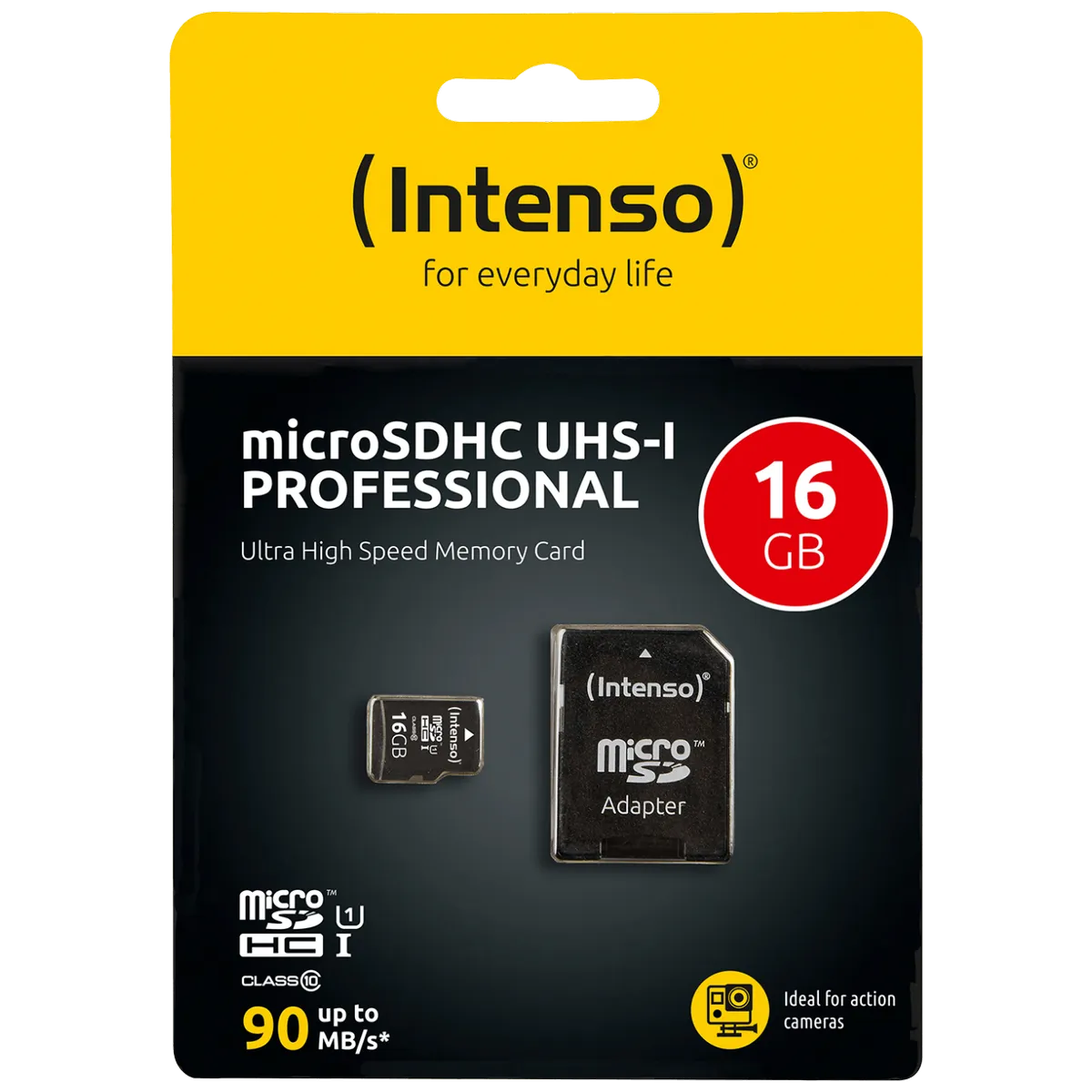 (Intenso) Micro SDHC/SDXC kartica 16GB Class 10, UHS-I +adapter, Pro - MicroSD 16GB Class10 UHS-I Pro
