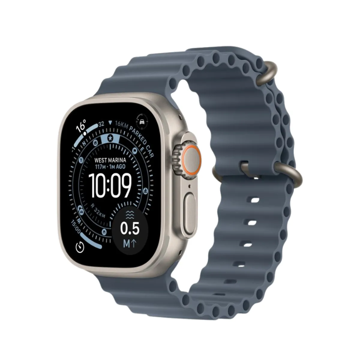 Apple Watch Ultra 3 49mm Titanium Case+Anchor Ocean Band