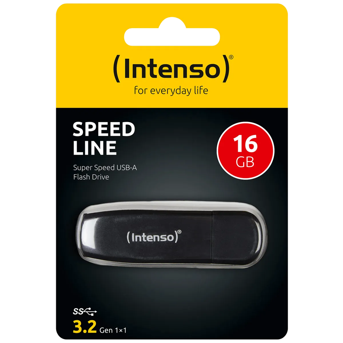(Intenso) USB Flash drive 16GB Hi-Speed USB 3.2, SPEED Line - USB3.2-16GB/Speed Line