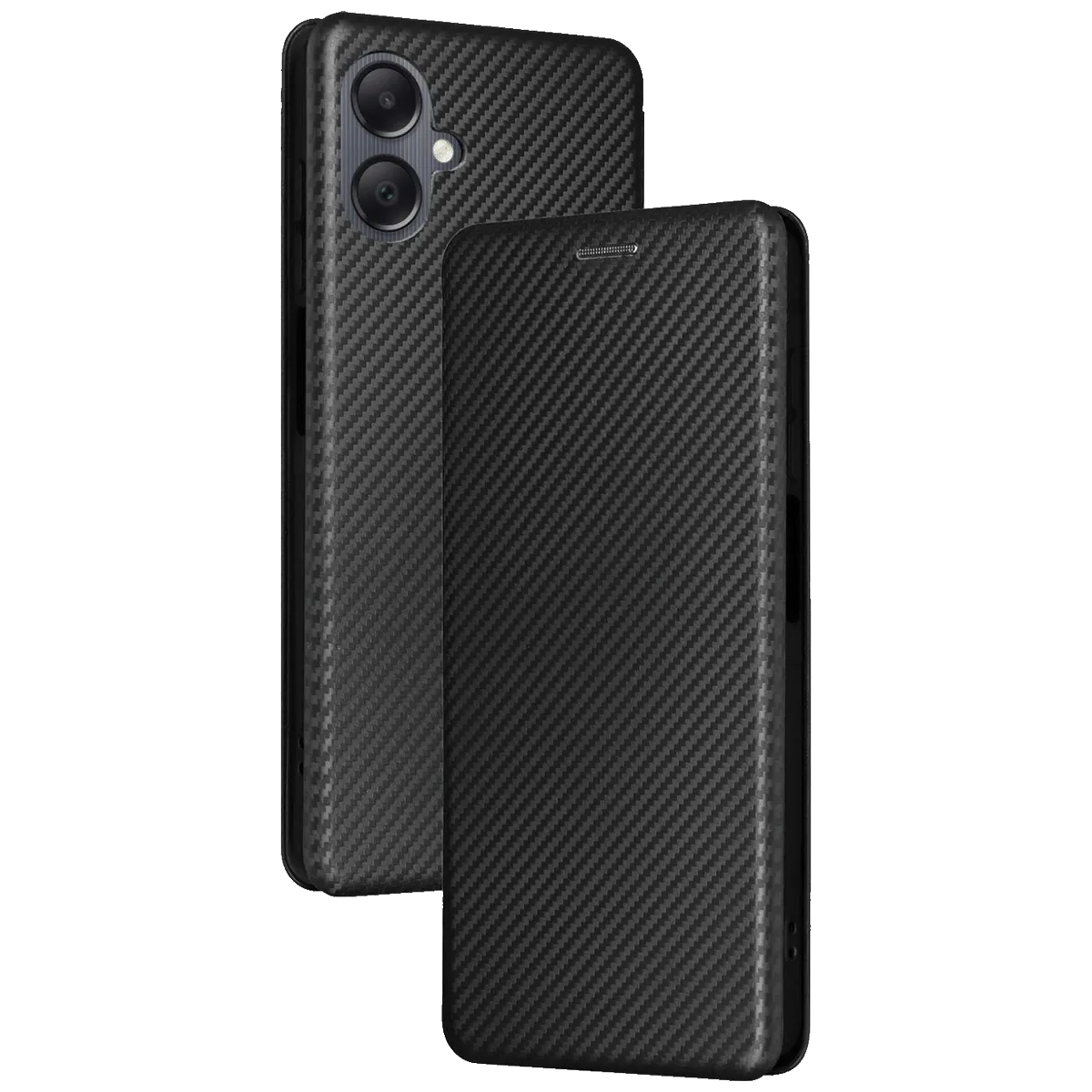 NN-Su Futrola preklopna za Samsung A07, koža, crna - Galaxy A07 Flip Leather Phone Case