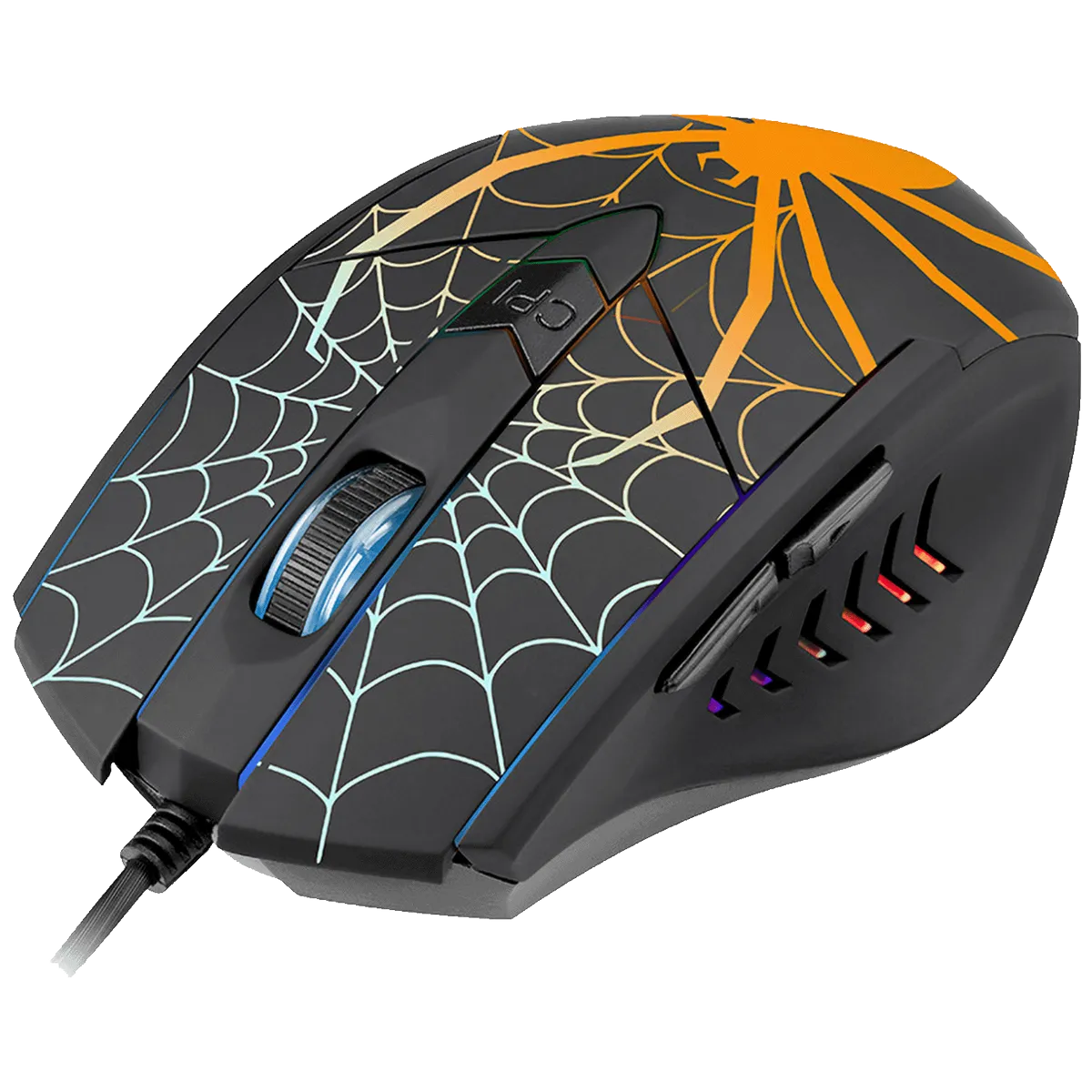 Tracer Miš optički, gaming, 1600 dpi, RGB, USB - GAMEZONE Black Widow RGB