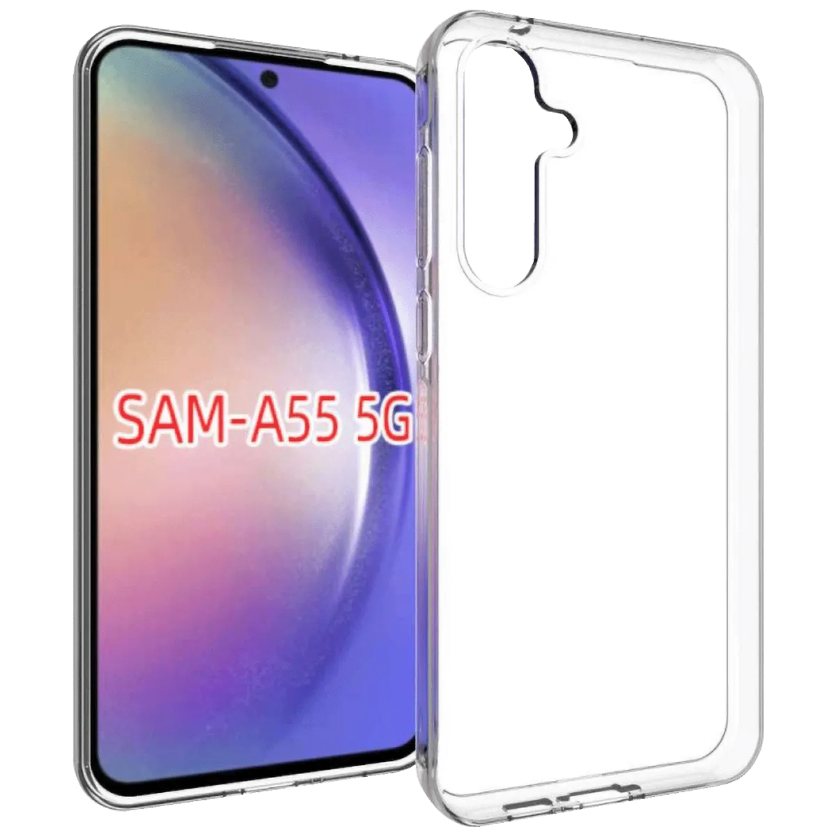 NN-Su Maska za Samsung A55 5G, Transparent - Galaxy A55 5G TPU Phone Case